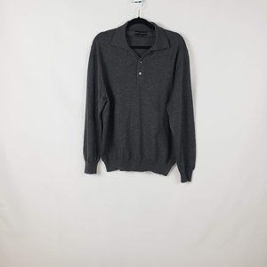 Ponte Vecchio Ribbed Gray Men’s Sweater